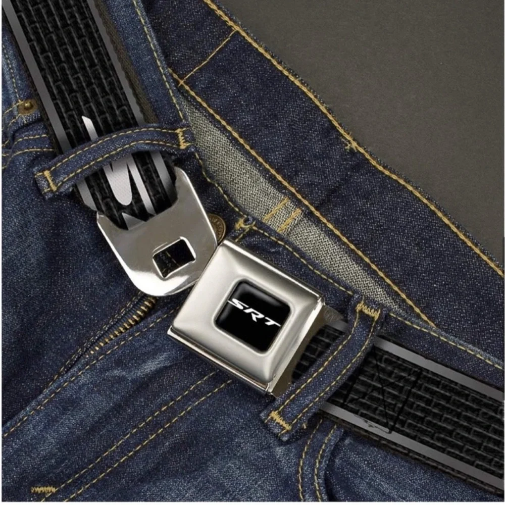 Buckle Down Kids Dodger SRT HellCat Logo Belt NWT